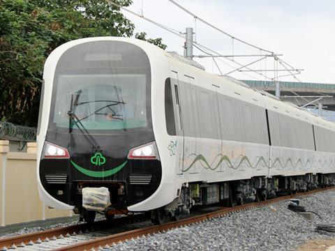 CRRC Tangshan has supplied the train fleet for Fuzhou metro Line 2.