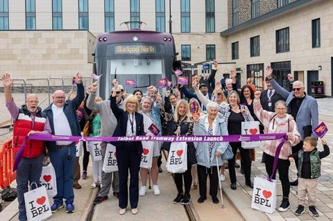 Blackpool North tramway extension official opening (Photo Blackpool Council)