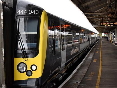 The first Siemens Class 444 EMU to be refurbished by the manufacturer under South Western Railway’s £50m Desiro interior upgrade programme has returned to service.