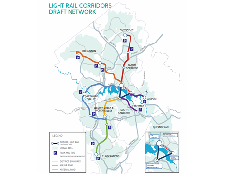 The Australian Capital Territory Government has begun public consultation on seven planned tram lines.