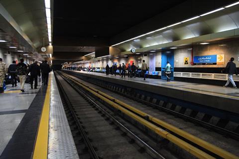 Tehran metro station (Photo: Tehran Urban & Suburban Railway Co)
