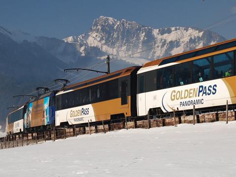 Montreux-Oberland Bahn has ordered gauge-changing coaches to operate GoldenPass Express services.