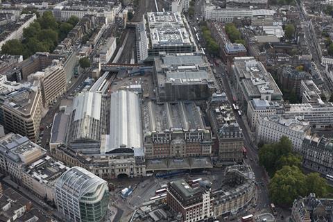 London Victoria aerial photo