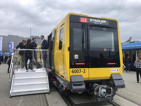 Stadler Type JK metro trainset