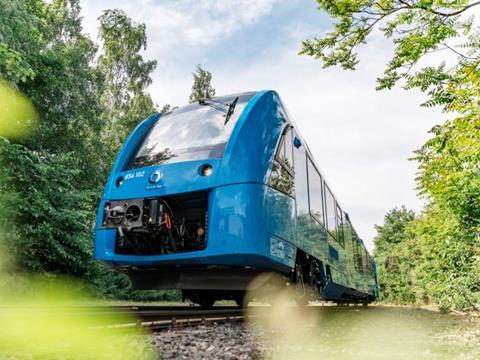 Alstom is taking a Coradia iLint hydrogen fuel cell powered multiple-unit on a tour of six Länder.