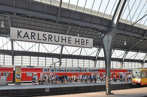 Karlsruhe Hbf (Photo: DB/Christian Bedeschinski).