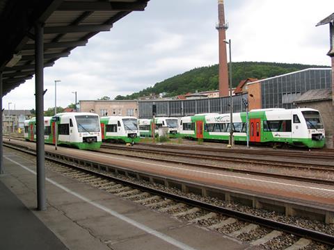 Süd-Thüringen-Bahn trains.
