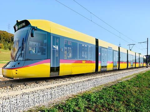 Stadler is supplying 10 Tramlink vehicles to BLT for use on the Waldenburgerbahn.