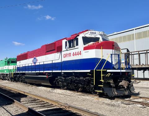 Grenada Railroad locomotive 4444 (Photo Pinsly)