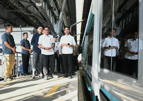 Autonomous battery tram test runs (image Bandung Institute of Technology)