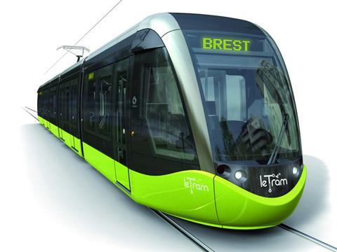 Citadis tram for Brest.