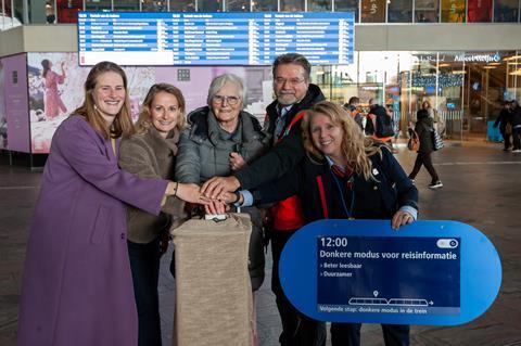 Information screen dark mode (Photo NS)