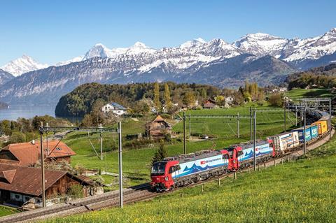 SBB Cargo International Vectron locos (Photo Siemens Mobility)