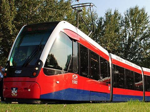 The CAF Urbos 3 trams for Midland Metro will be similar to cars supplied to Beograd in Serbia.