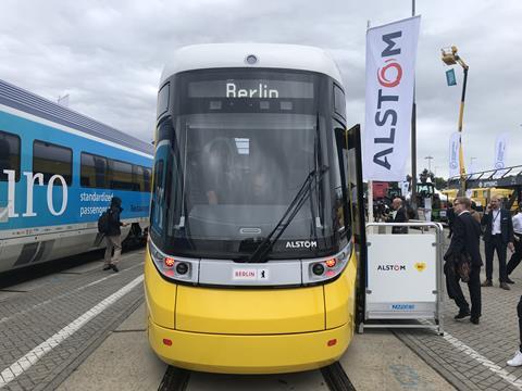 Berlin Alstom long tram at InnoTrans (Photo Metro Report) (1)