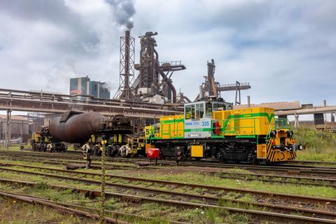 Locomotive for Tata Steel at Velsen-Noord  (Photo Tata Steel)