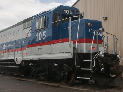 Metro-North Commuter Railroad EMD GP35R diesel locomotive modernised by Brookville Equipment Corp.