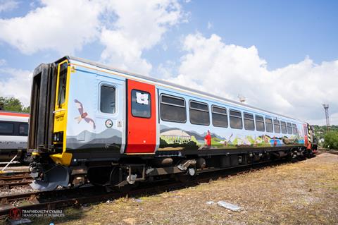 Heart of Wales Line bicycle carrying Class 153 (Photo TfW Rail) (1)