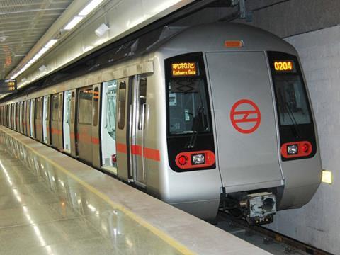 Delhi metro.