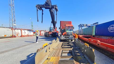 First test cargo train from Ukraine arrived