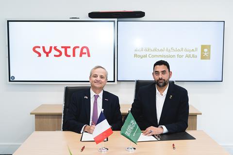 Systra has signed a contract to act as lead design consultant for the AlUla tram project