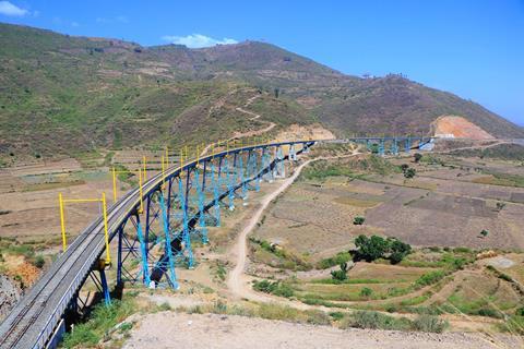 Awash – Kombolcha - Hara Gebeya - Woldiya Railway (Photo ERC)