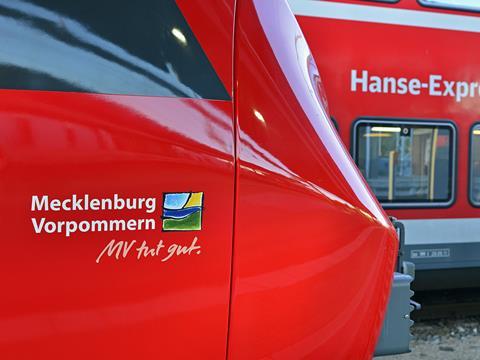 Mecklenburg-Vorpommern has directly awarded DB Regio Nordost a contract to continue to operate Ostseeküste-West services.