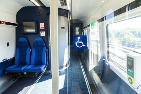 Northern train wheelchair accessible PRM toilet