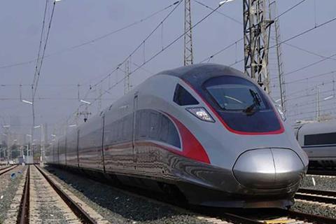 Indonesian high speed train