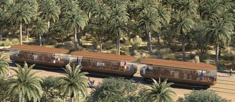 Plans for a 50 km light rail network with trams designed to look like trains from the historic Hedjaz Railway have been announced by the Royal Commission for AlUla.