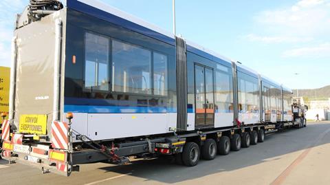 Jena tram delivery