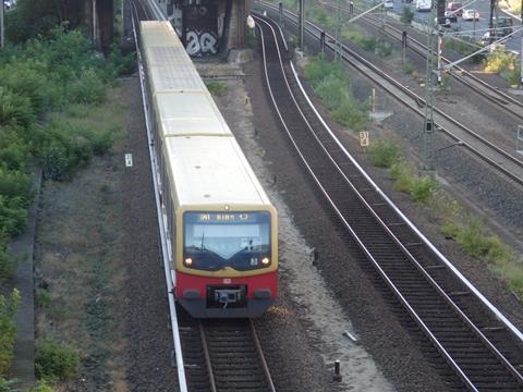 Berlin S-Bahn ring train.