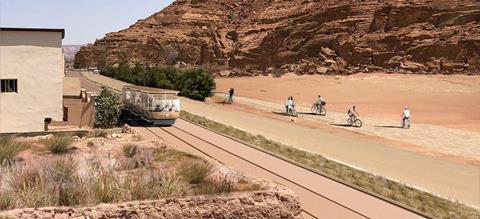 Plans for a 50 km light rail network with trams designed to look like trains from the historic Hedjaz Railway have been announced by the Royal Commission for AlUla.