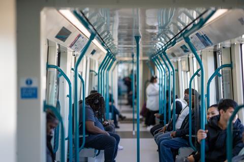 TfL Image - New DLR train interior