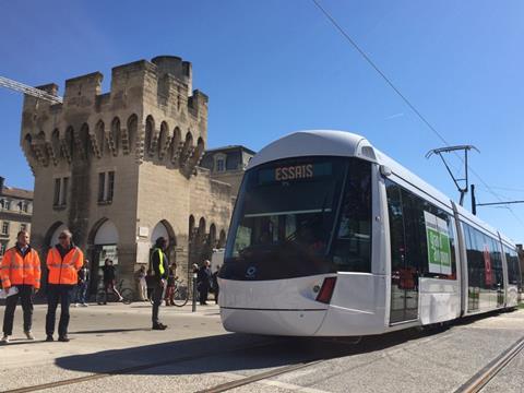 Alstom is supplying a fleet of Citadis Compact trams to Avignon.