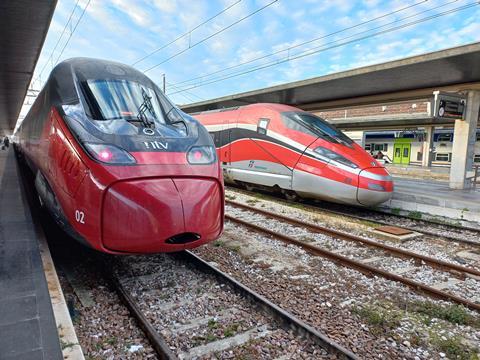 NTV Italo and Trenitalia high speed trains (Photo Jérémie Anne)