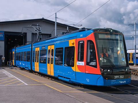 Sheffield Supertram tram-train.