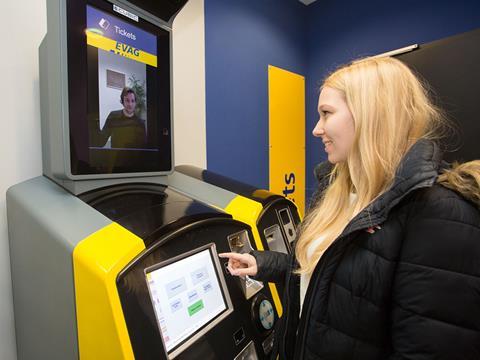 A Cubic Transportation Systems ‘virtual walk-up ticket office’ is being tested in Essen (Photo: EVAG Untemehmenskommunikation).