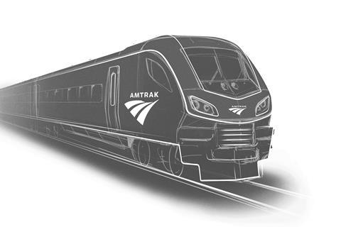 Amtrak Siemens train impression