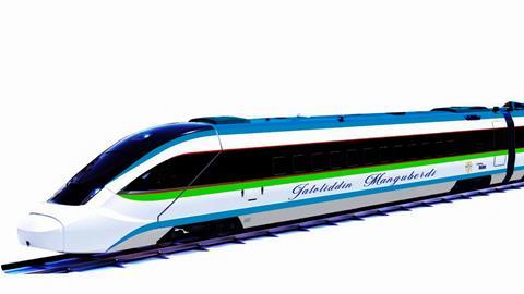 Impression of Hyundai Rotem high speed train for Uzbekistan (Image Hyundai Rotem)