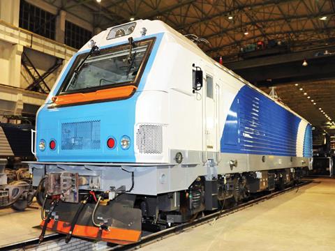 BKG1 electric freight locomotive for Belarus Railways.