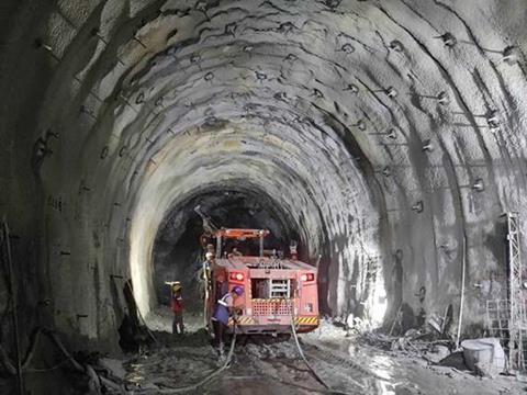Rangpo tunnel construction