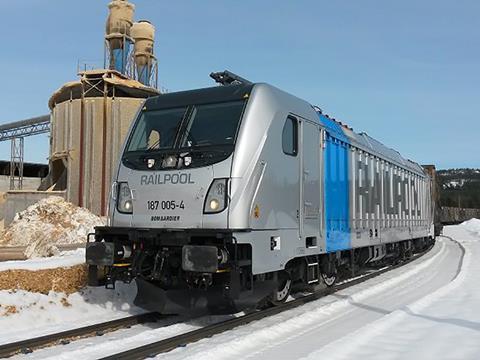 Bombardier Transportation is to supply Railpool with 18 more Traxx electric locomotives.