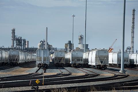 Dow plant at Fort Saskatchewan, Alberta, Canada