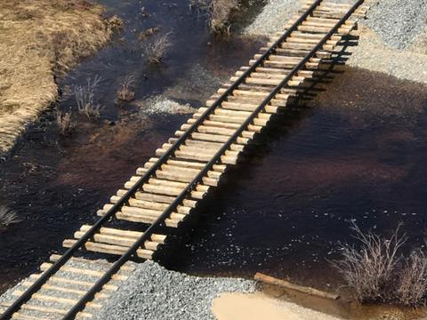 Rail services to Churchill have been suspended since a section of the line was seriously damaged by flooding in May 2017.