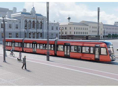 The final design of the Škoda Transportation trams for Tampere has been unveiled (Image: WSP Finland, Idis Design and City of Tampere).