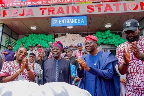 President opens Lagos Rail Mass Transit Red Line (Photo President's office) (2)