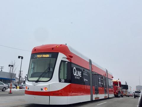 All six vehicles for the QLine in Detroit have been delivered.