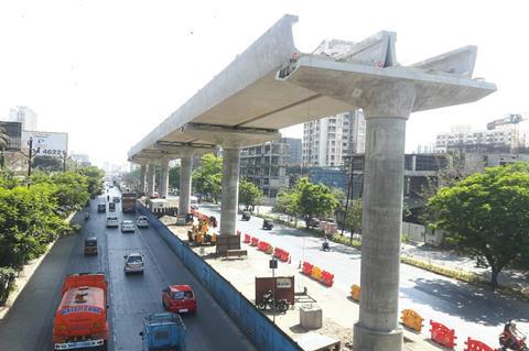 Mumbai Metro Line 4 construction