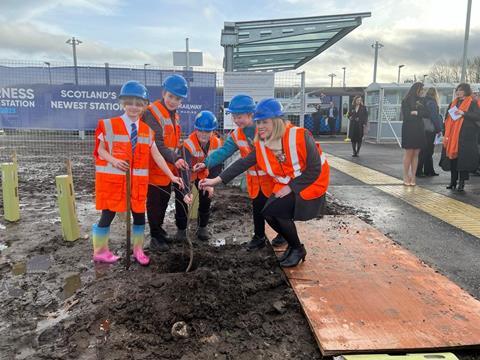 Inverness Airport station inauguration February 2 2023